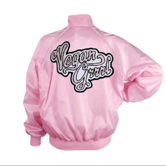 Jackets & Blazers - 🌸COMING SOON🌸 VEGAN GRRRL PINK LETTERMAN JACKET